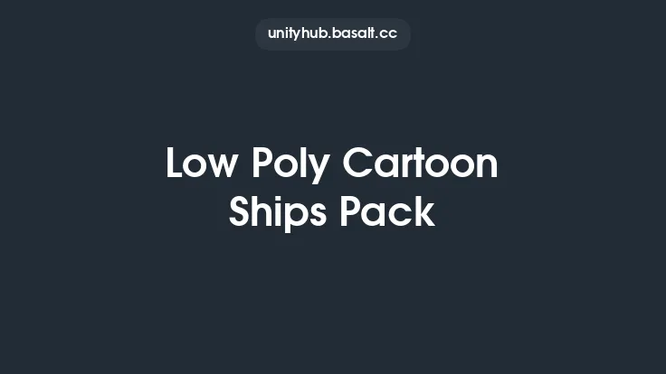 Low Poly Cartoon Ships Pack Thumbnail