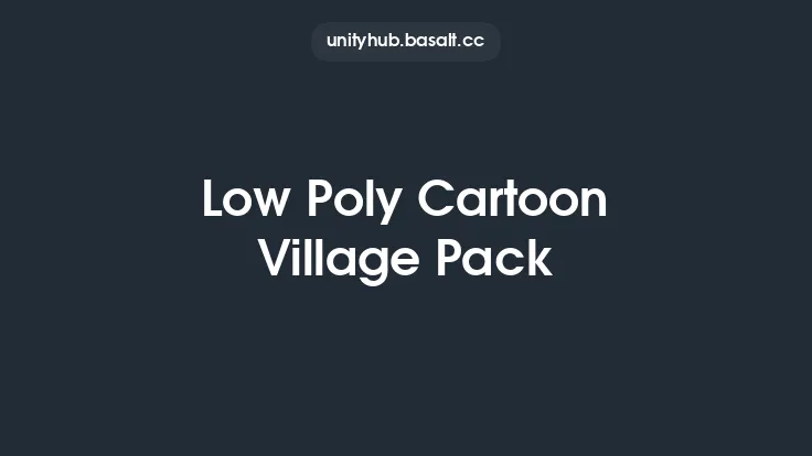 Low Poly Cartoon Village Pack Thumbnail