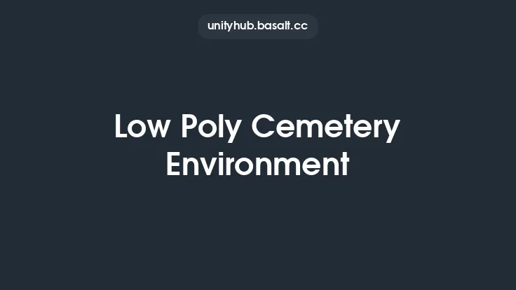 Low Poly Cemetery Environment Thumbnail