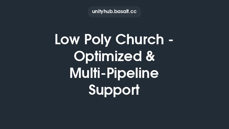 Low Poly Church - Optimized & Multi-Pipeline Support Thumbnail