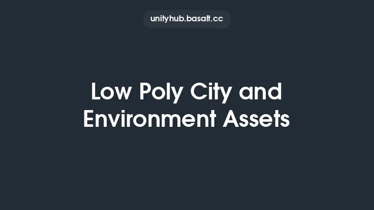 Low Poly City and Environment Assets Thumbnail