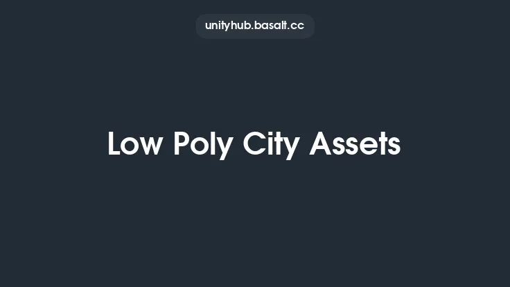 Low Poly City Assets Thumbnail