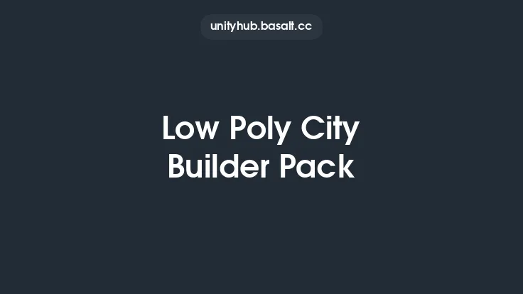 Low Poly City Builder Pack Thumbnail