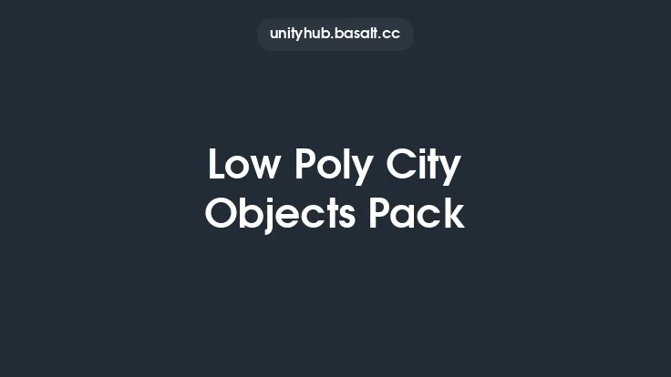 Low Poly City Objects Pack Thumbnail