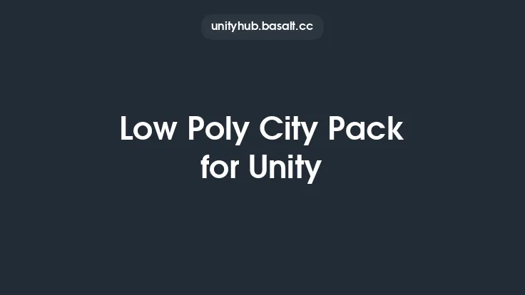 Low Poly City Pack for Unity Thumbnail