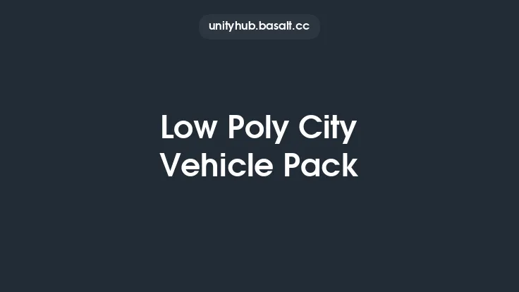 Low Poly City Vehicle Pack Thumbnail