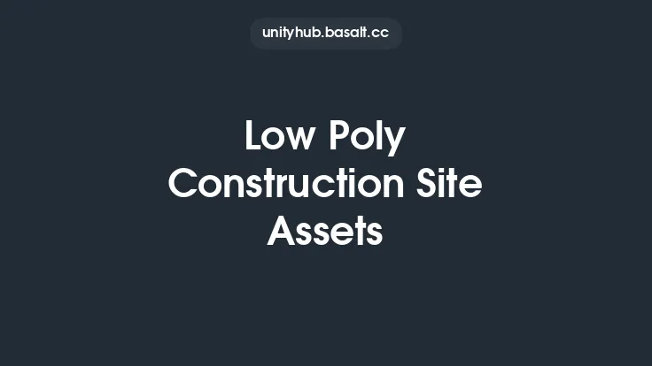 Low Poly Construction Site Assets Thumbnail
