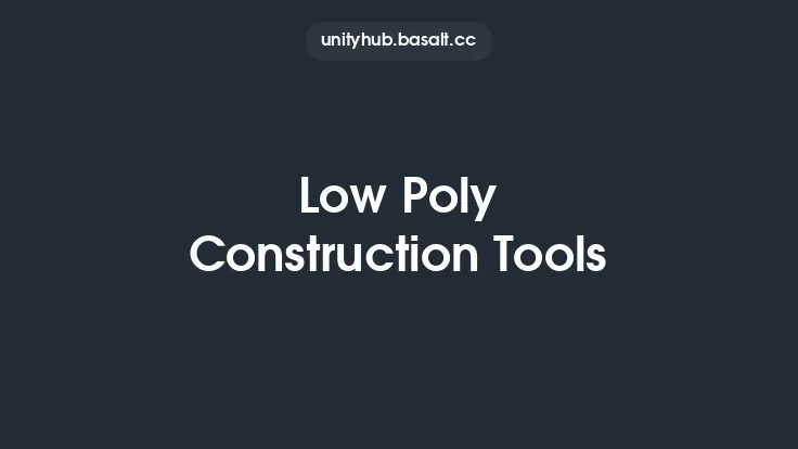 Low Poly Construction Tools Thumbnail