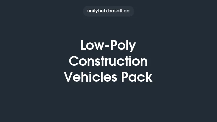 Low-Poly Construction Vehicles Pack Thumbnail