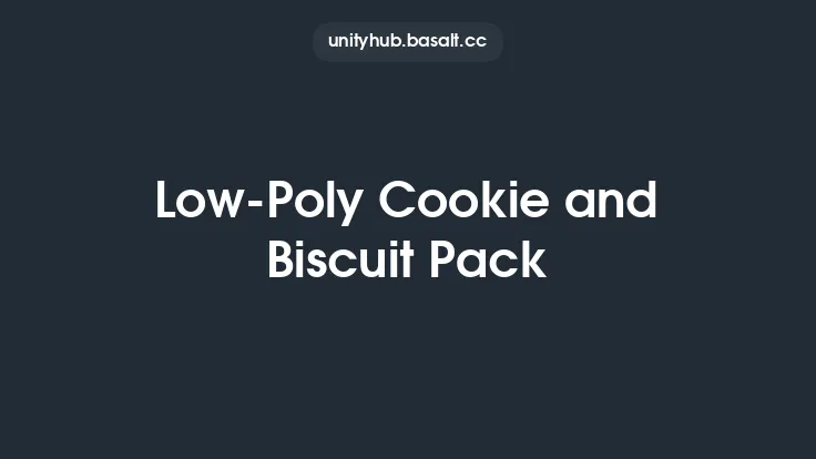 Low-Poly Cookie and Biscuit Pack Thumbnail