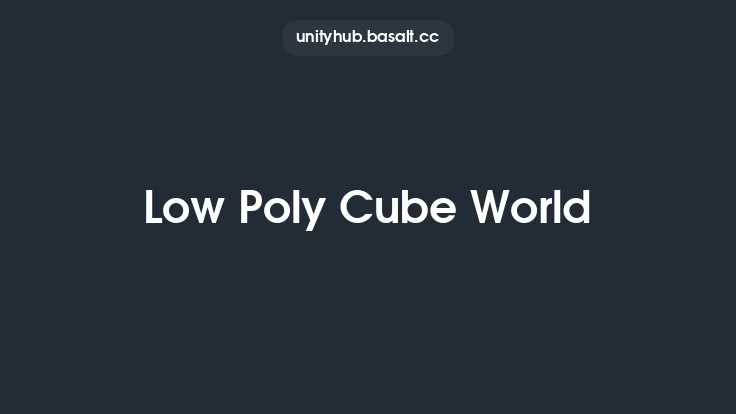 Low Poly Cube World Thumbnail
