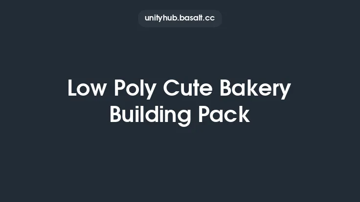 Low Poly Cute Bakery Building Pack Thumbnail