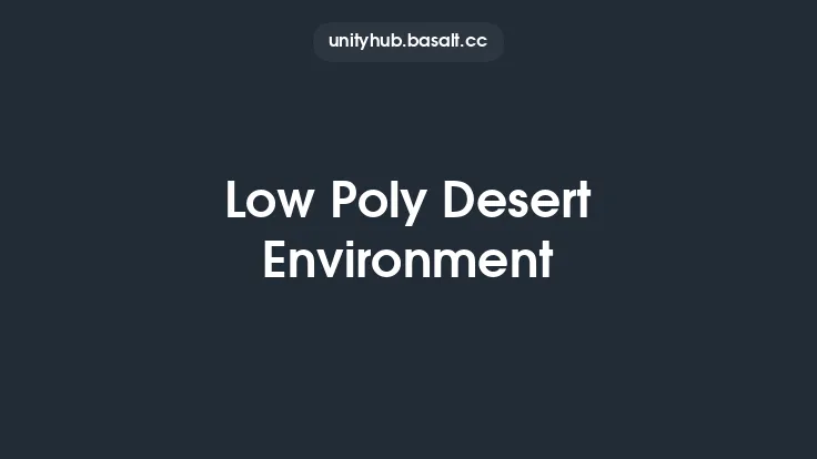 Low Poly Desert Environment Thumbnail
