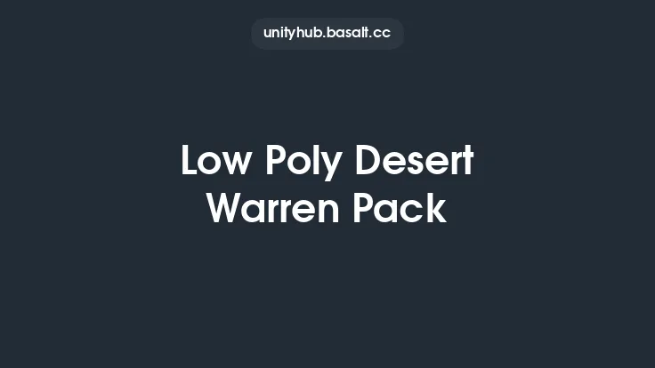 Low Poly Desert Warren Pack Thumbnail