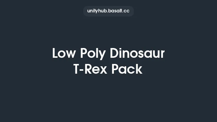 Low Poly Dinosaur T-Rex Pack Thumbnail