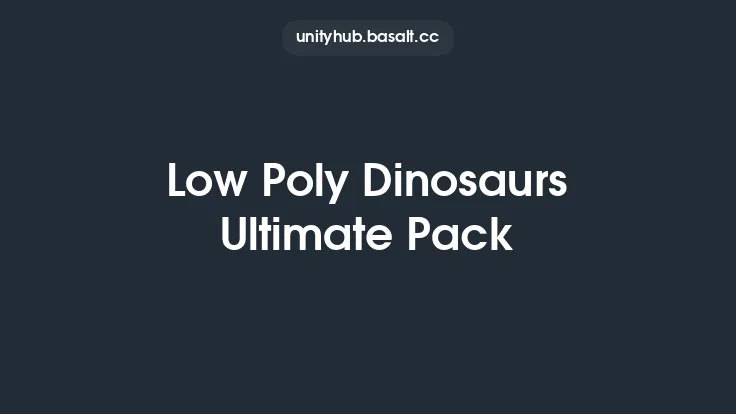 Low Poly Dinosaurs Ultimate Pack Thumbnail