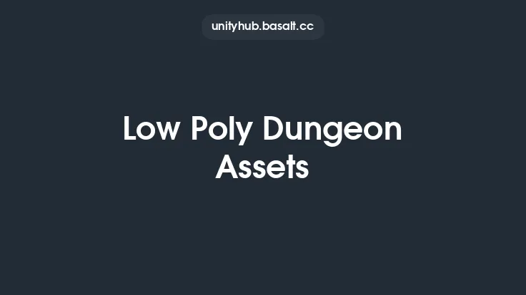 Low Poly Dungeon Assets Thumbnail