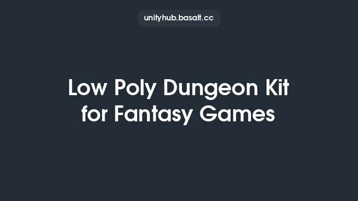 Low Poly Dungeon Kit for Fantasy Games Thumbnail