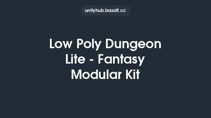 Low Poly Dungeon Lite - Fantasy Modular Kit Thumbnail