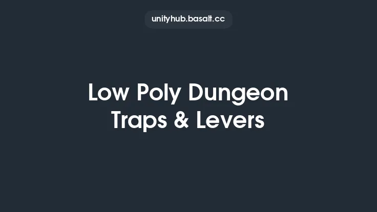 Low Poly Dungeon Traps & Levers Thumbnail