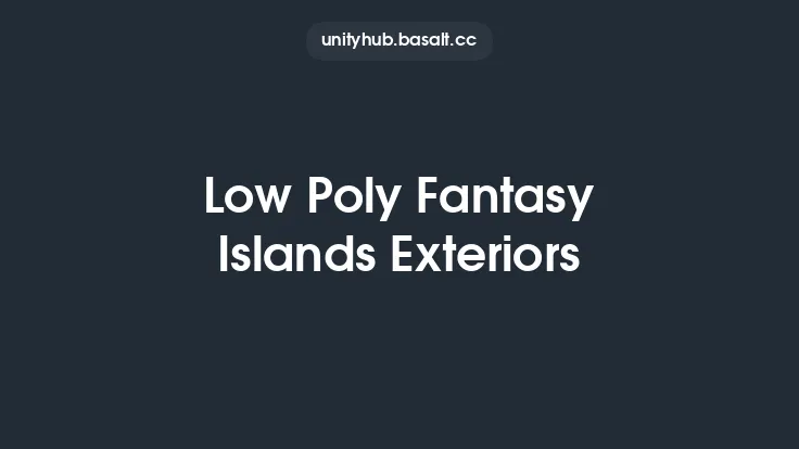 Low Poly Fantasy Islands Exteriors Thumbnail