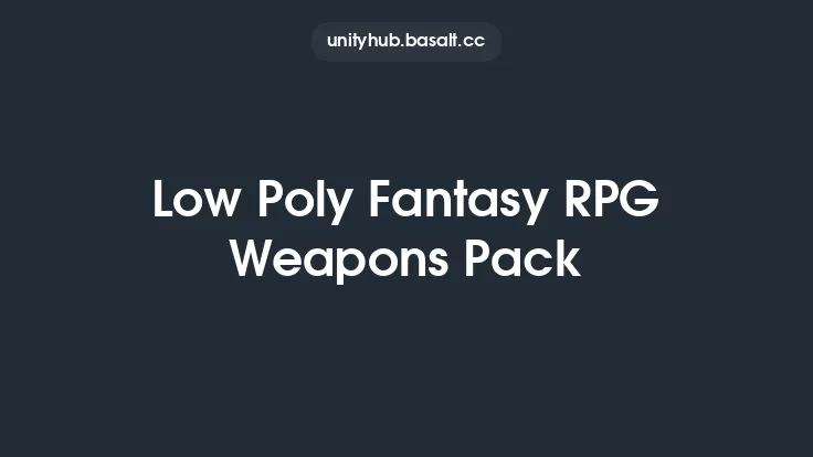 Low Poly Fantasy RPG Weapons Pack Thumbnail