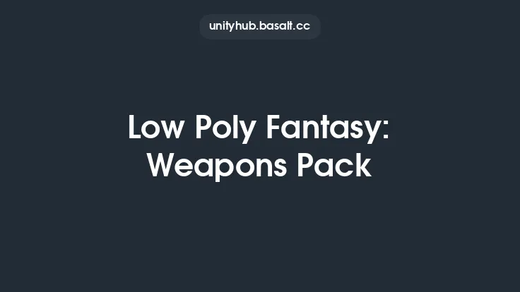 Low Poly Fantasy: Weapons Pack Thumbnail