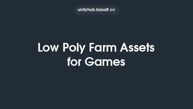 Low Poly Farm Assets for Games Thumbnail