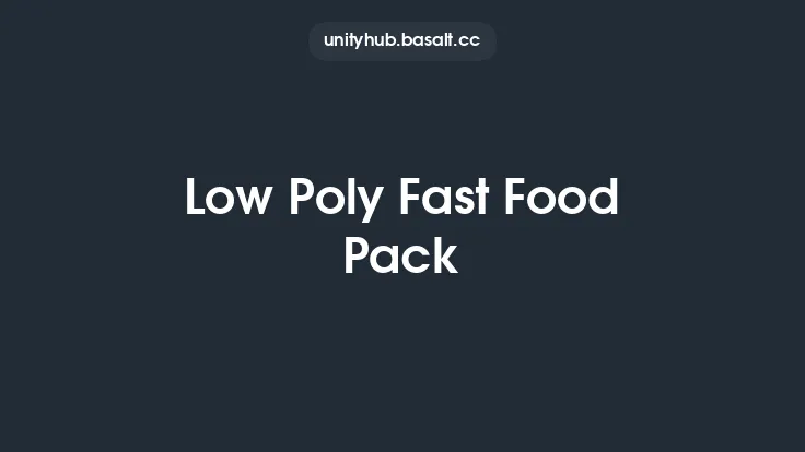 Low Poly Fast Food Pack Thumbnail