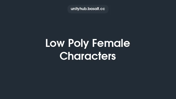 Low Poly Female Characters Thumbnail