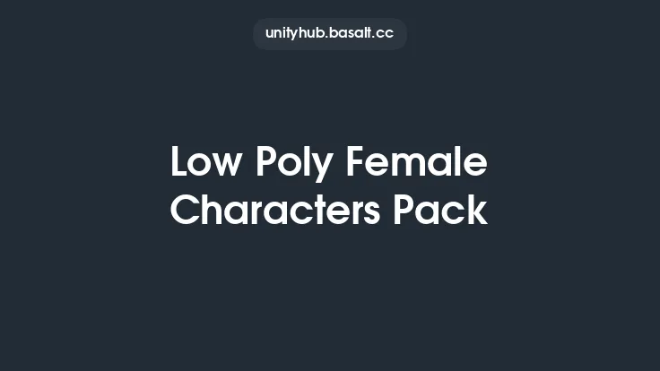 Low Poly Female Characters Pack Thumbnail