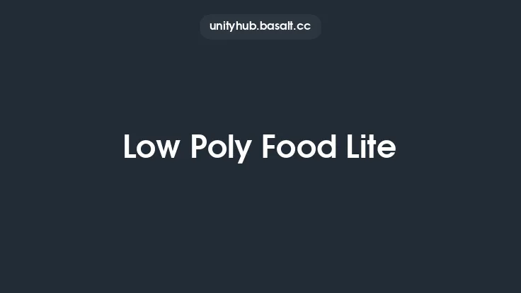 Low Poly Food Lite Thumbnail