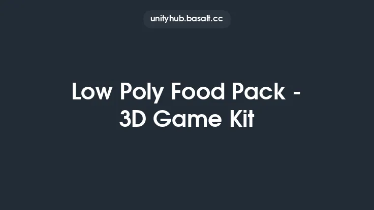 Low Poly Food Pack - 3D Game Kit Thumbnail