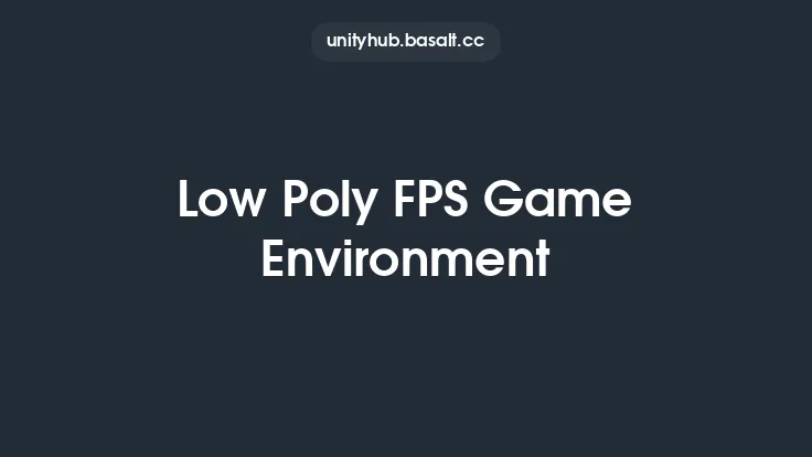Low Poly FPS Game Environment Thumbnail
