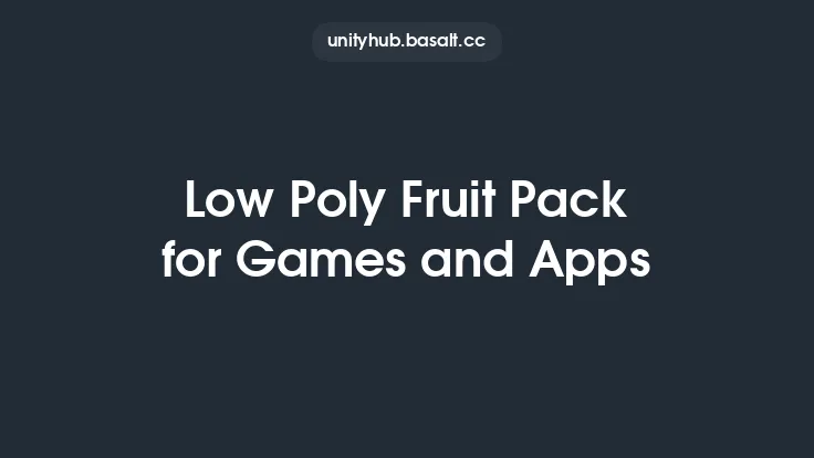 Low Poly Fruit Pack for Games and Apps Thumbnail