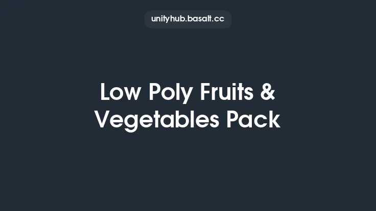 Low Poly Fruits & Vegetables Pack Thumbnail