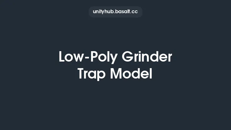 Low-Poly Grinder Trap Model Thumbnail