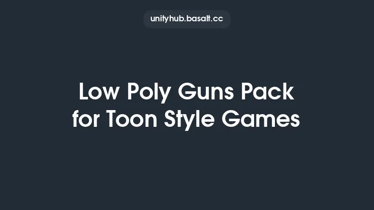 Low Poly Guns Pack for Toon Style Games Thumbnail
