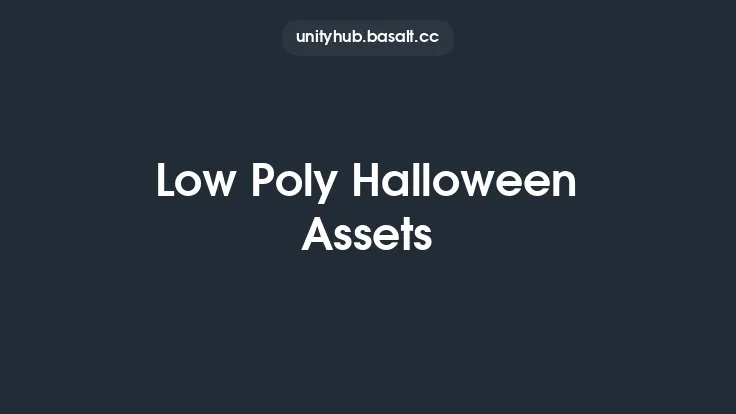 Low Poly Halloween Assets Thumbnail
