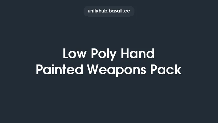 Low Poly Hand Painted Weapons Pack Thumbnail