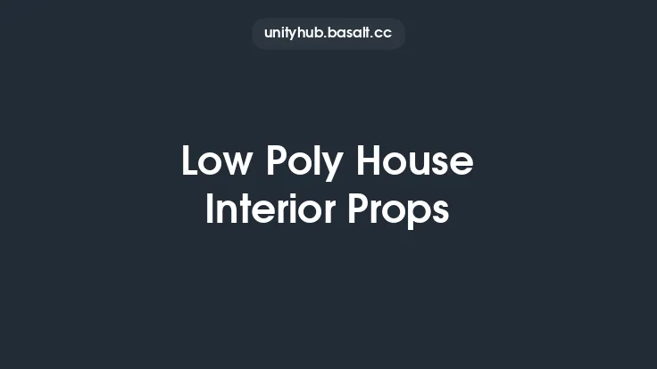 Low Poly House Interior Props Thumbnail
