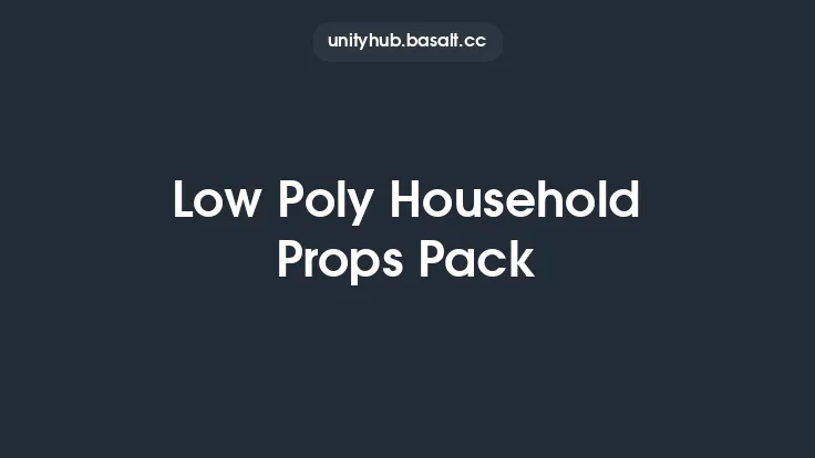 Low Poly Household Props Pack Thumbnail