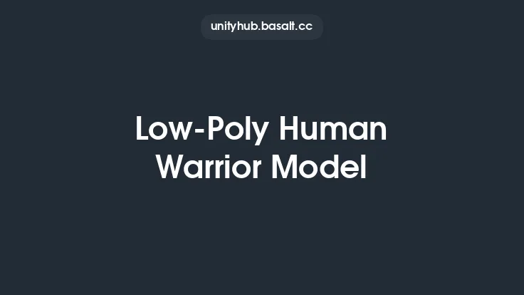 Low-Poly Human Warrior Model Thumbnail