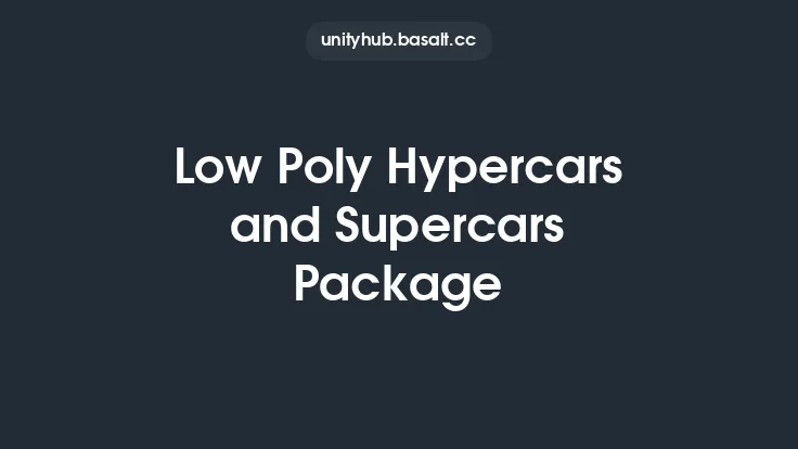 Low Poly Hypercars and Supercars Package Thumbnail