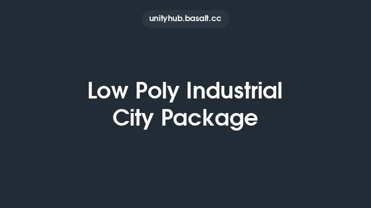 Low Poly Industrial City Package Thumbnail