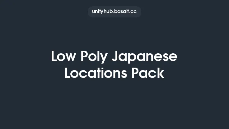 Low Poly Japanese Locations Pack Thumbnail