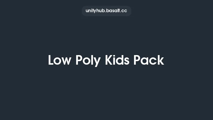 Low Poly Kids Pack Thumbnail