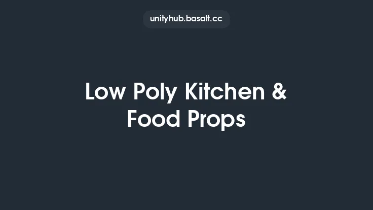 Low Poly Kitchen & Food Props Thumbnail