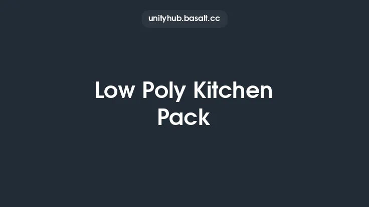 Low Poly Kitchen Pack Thumbnail