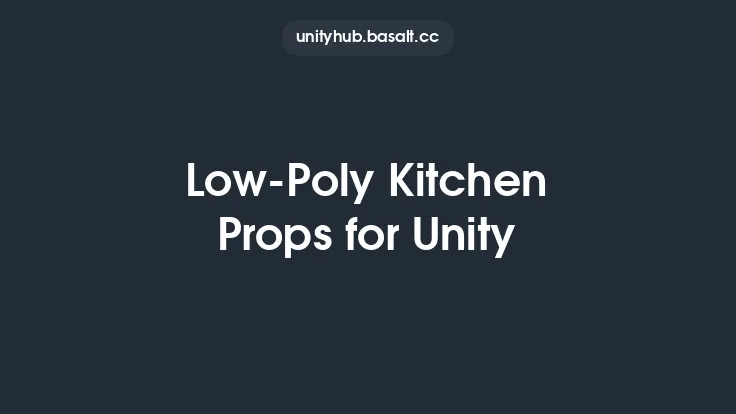 Low-Poly Kitchen Props for Unity Thumbnail